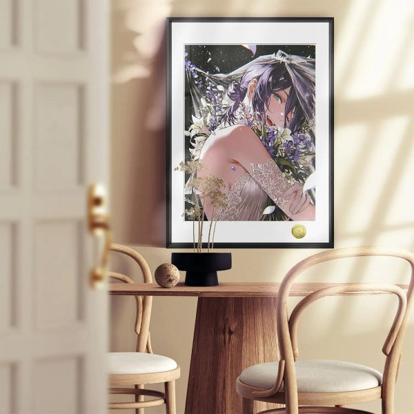 【海外代購】皇呱 《婚紗新娘蕾塞》電鋸人炸彈惡魔裝飾畫 午睡毯 地毯 