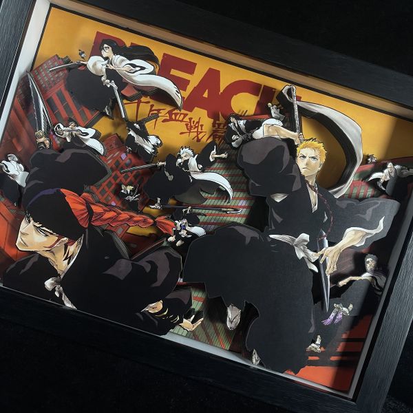 【海外代購】黑白畫映 B&W Bleach 千年血戰篇 立體裝飾畫 Remake 