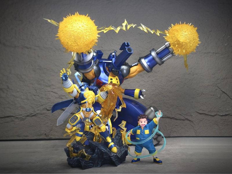 【預定】殭屍車 數碼寶貝04 無限地帶 獸型 雷之鬥士 雷光獸 