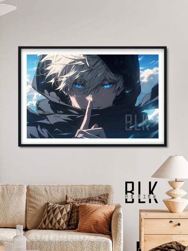 【海外代購】巴洛克 《咒術五條悟》咒術回戰Gojo咒術師虎杖悠仁夏油傑動漫裝飾畫冰箱貼 