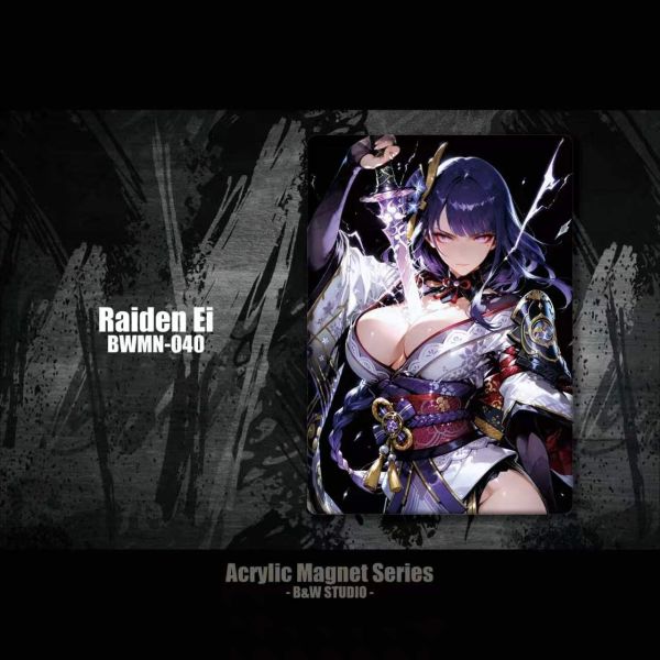 【海外代購】黑白畫映 B&W 壓克力冰箱貼 Raiden Ei 雷電影 BWMN-040 