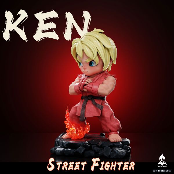 【預定】NINETY SEVEN 街霸Street Fighter 隆 Ryu 肯 Ken Q版 