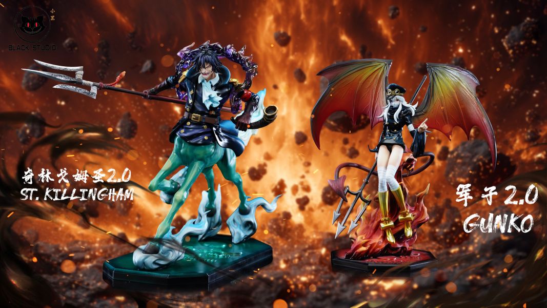 【預定】Black 小黑 私定係列補全神之騎士團第三彈 麒麟戈姆聖2.0 惡魔軍子2.0 