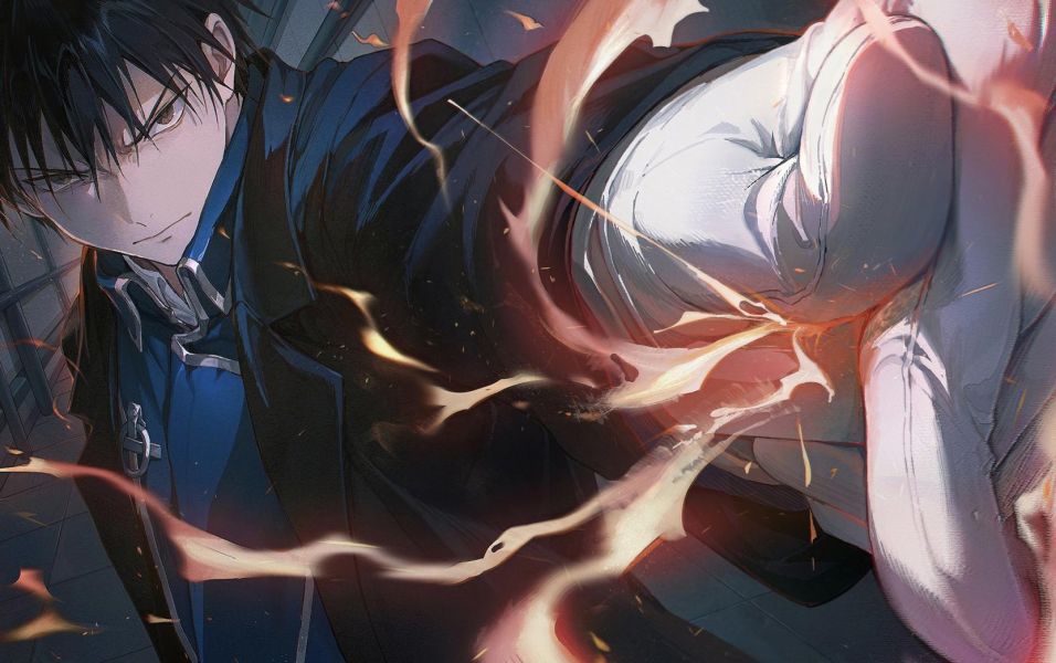 【海外代購】H2 《羅伊馬斯坦》鋼之鍊金術師裝飾畫 