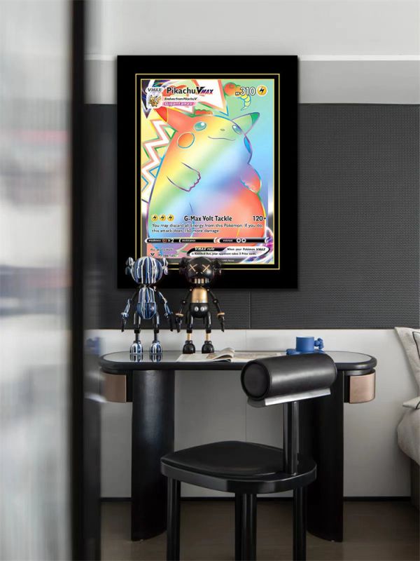 【海外代購】 浪人 精靈寶可夢 F款 皮卡丘VMAX 裝飾畫 