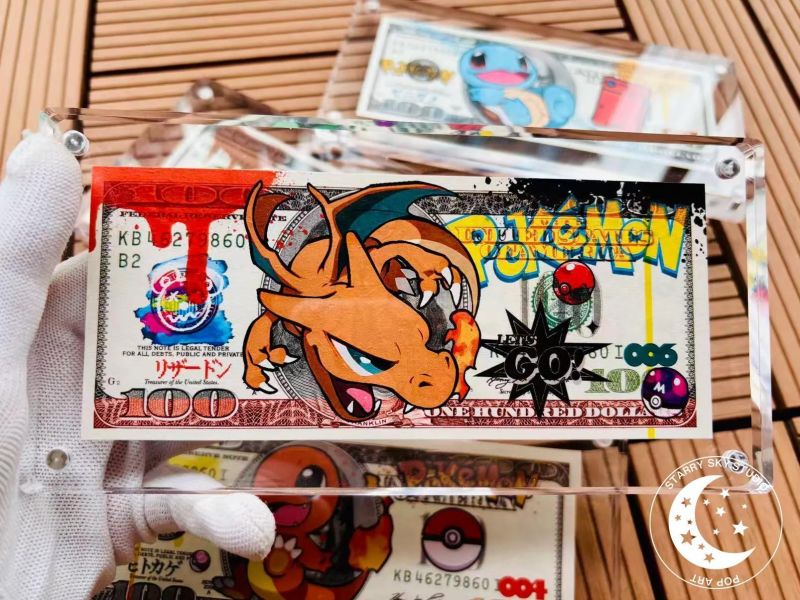 【海外代購】星空 《第一世代御三家美金版畫》寶可夢30週年版畫 