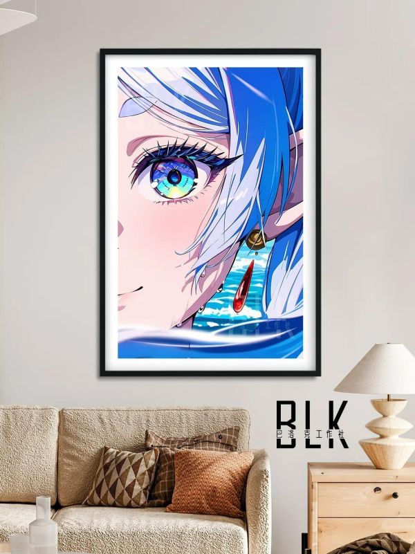 【海外代購】巴洛克《芙莉蓮之眼》葬送的芙莉蓮裝飾畫冰箱貼 