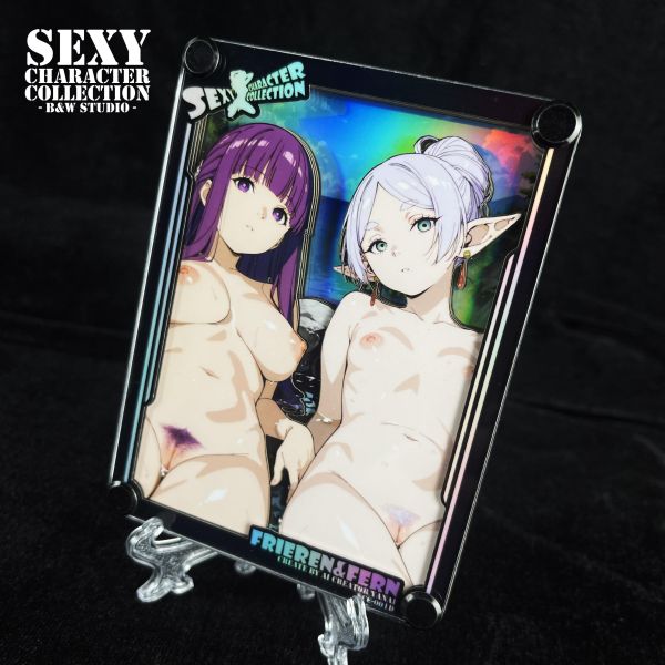 【R18-海外代購】黑白畫映 B&W Sexy Character Collection 001 Frieren&Fern 女性角色鐳射卡磚 芙莉蓮&費倫 