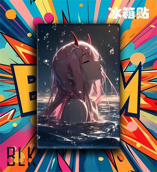 【海外代購】巴洛克 零二國家隊動漫裝飾畫/亞克力冰箱貼 