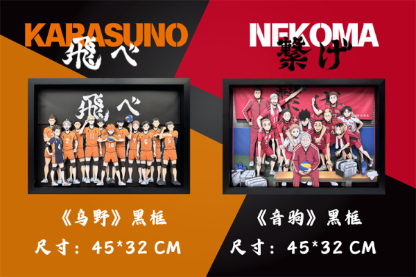 【海外代購】凹凸 垃圾場決戰 烏野VS音駒 3D立體畫01 