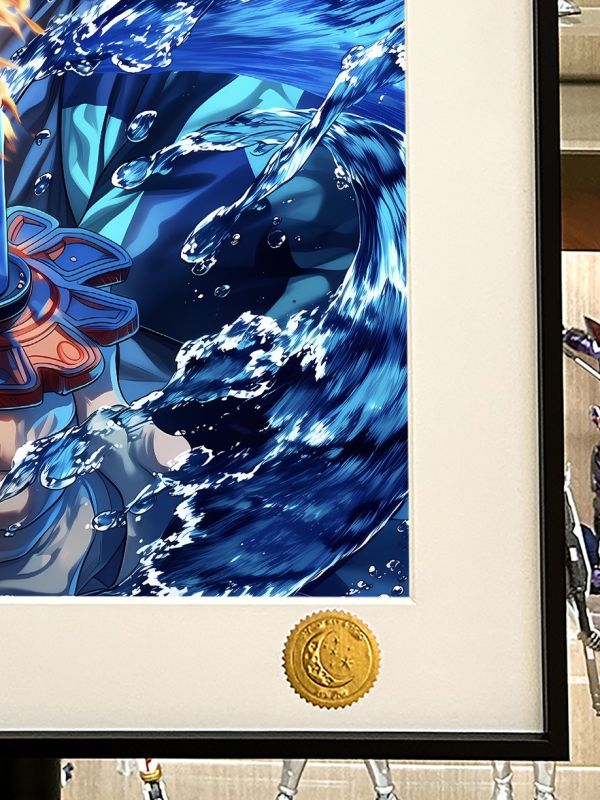 【海外代購】星空 《水與火炭治郎》鬼滅之刃無限城篇Tanjirou彌豆炎柱裝飾畫 