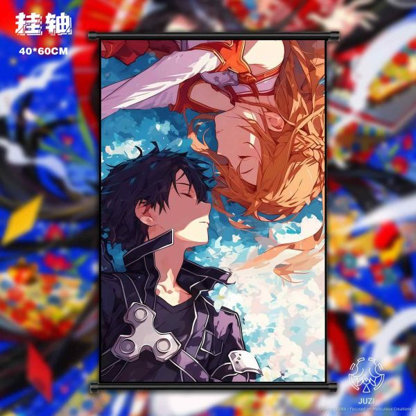 【海外代購】橘子 JUZI 刀劍神域桐人與亞絲娜 