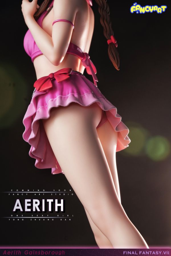 【預定】Fancy Art FF遊戲 Bikini 泳裝系列02－愛麗絲（Aerith Gainsborough） Final Fantasy VII（最終幻想VII） 