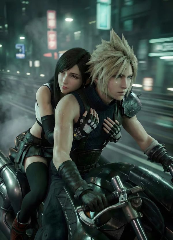 【海外代購】H2 《蒂法克勞德》最終幻想Tifa裝飾畫 