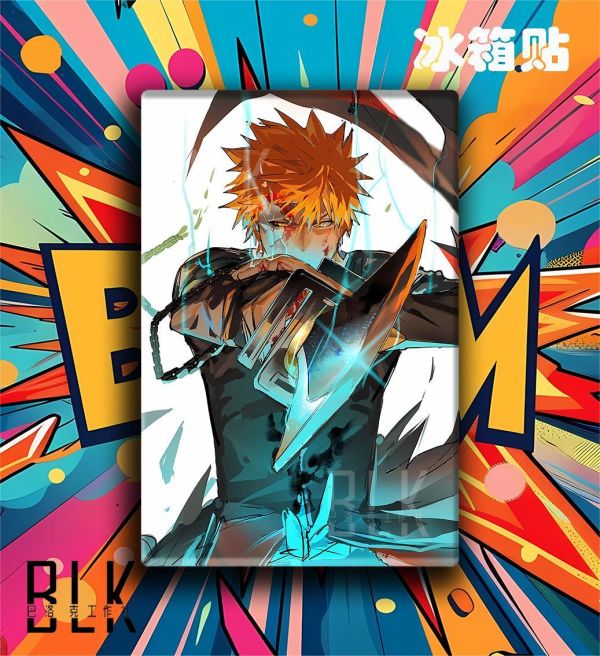 【海外代購】巴洛克 《出擊一護》護庭十三隊死神境·界虛十刃裝飾畫冰箱貼 