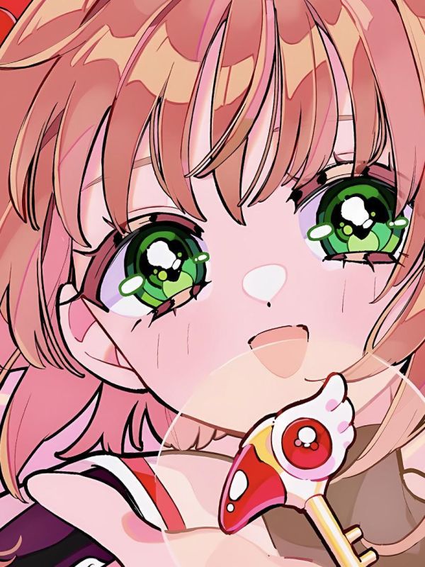 【海外代購】星空 《魔法鑰匙》庫洛牌知世魔卡少女櫻小可百變小櫻木之本櫻魔法使動漫裝飾畫 