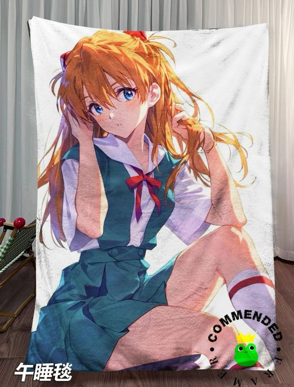 【海外代購】皇呱 《校服時刻明日香》 校服時刻明日香同人周邊裝飾畫 午睡毯 地毯 