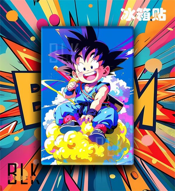 【海外代購】巴洛克 《炫彩小悟空》七龍珠悟空超級賽亞人Dragon Ball卡卡洛特動漫二次元裝飾畫 