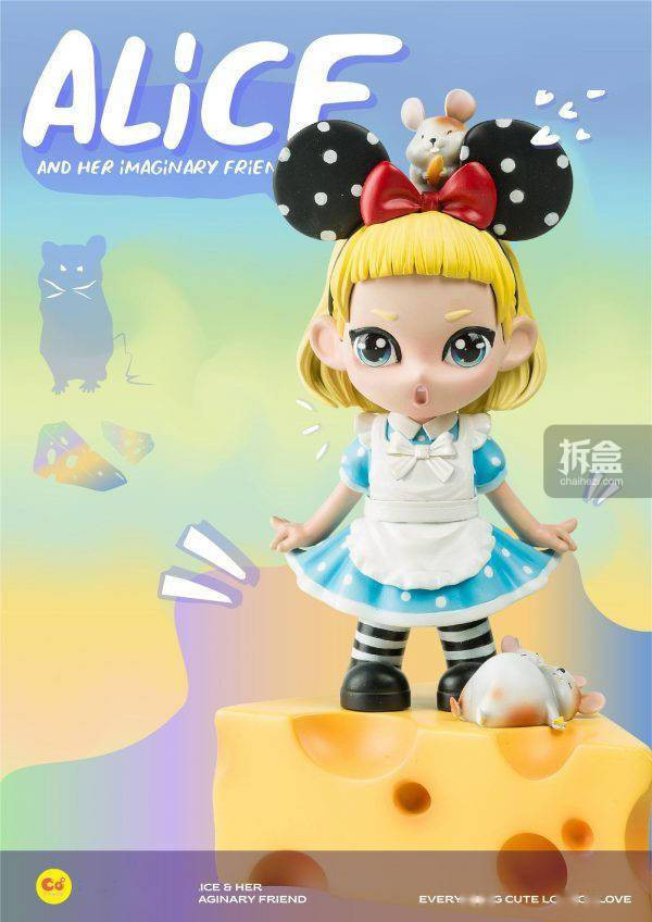 【海外代購】The Cave 愛麗絲與幻想生物 罐頭貓 起司鼠 