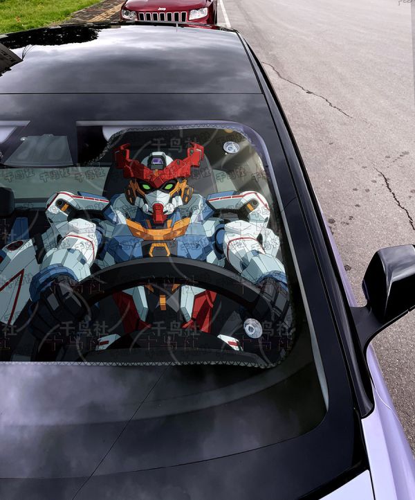 【海外代購】千鳥社 《汽車前擋遮陽 鋼彈GQUUUUUX》 二次元汽車遮陽防曬前擋開車機動戰士Gundam高達GQuuuuuuX 
