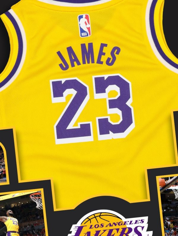 【海外代購】巴洛克 勒布朗詹姆斯LeBron James球衣NBA裝飾畫 