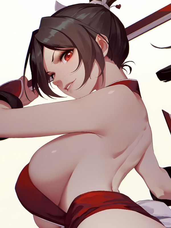 【海外代購】星空 《火舞》不知火舞餓狼傳說拳皇Mai扇子女春麗動漫裝飾畫 