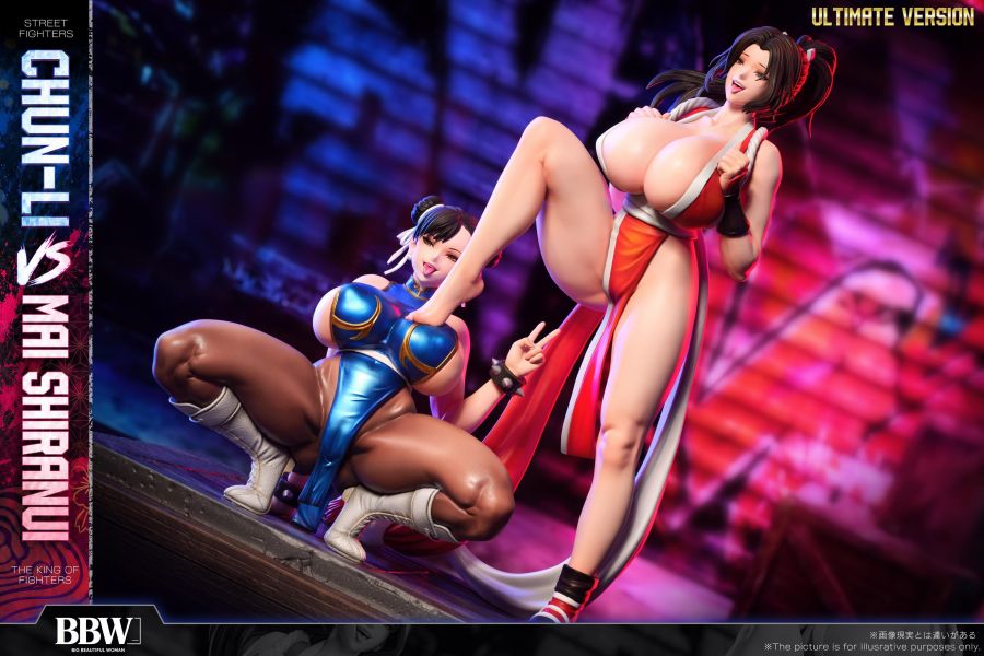 【預定】BBW Big Beautiful Woman 春麗vs不知火舞 快打旋風 