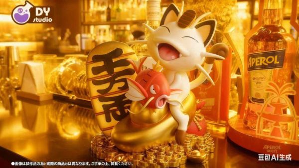 【海外代購】DY 年年有魚發財系列 喵喵吃魚 