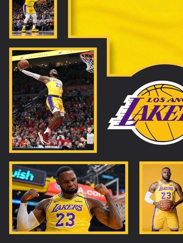 【海外代購】巴洛克 勒布朗詹姆斯LeBron James球衣NBA裝飾畫 
