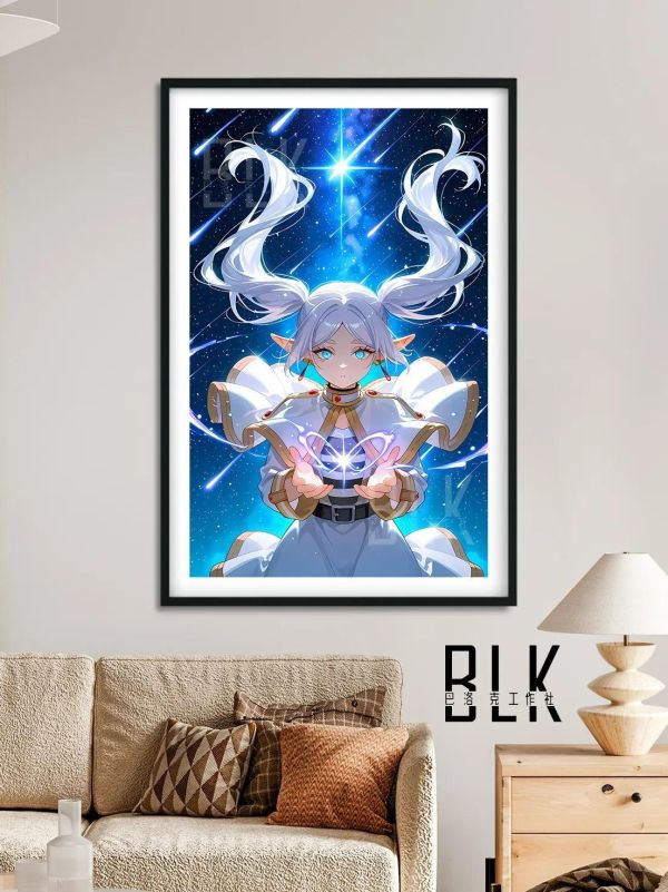 【海外代購】巴洛克 《流星芙莉蓮》葬送的芙莉蓮裝飾畫冰箱貼 