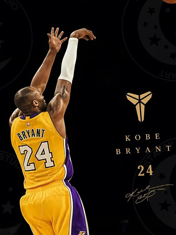 【海外代購】星空 《投籃科比》kobe黑曼巴洛杉磯湖人隊裝飾畫 