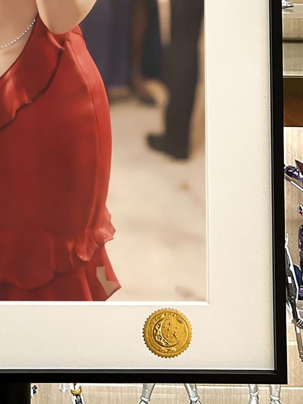 【海外代購】星空 《宴會愛麗絲》Aerith 蒂法FF7最終幻想TIFA扎克斯·菲爾動漫藝術裝飾畫 