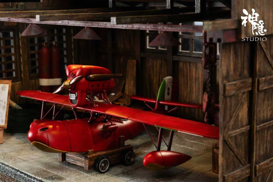 【預定】神隱 剪影瞬間系列 紅豬王牌飛行員波魯克 