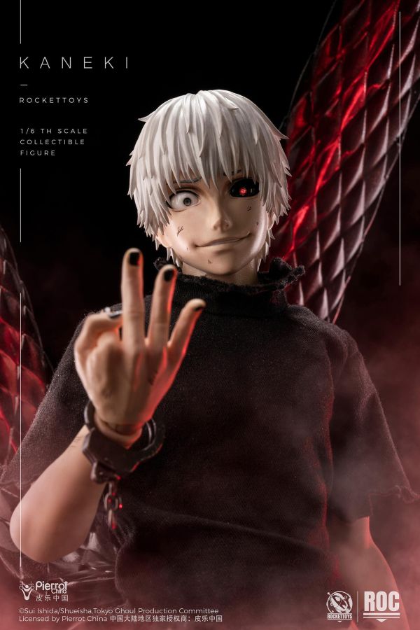 【預定】ROCKETTOYS 皮樂中國正版授權KANEKI 金木 1/6可動人偶 