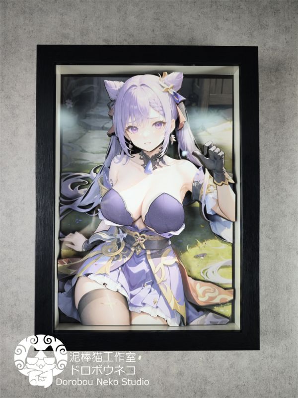 【海外代購】泥棒貓 DSMG-019 刻晴 可月兌立體畫01 