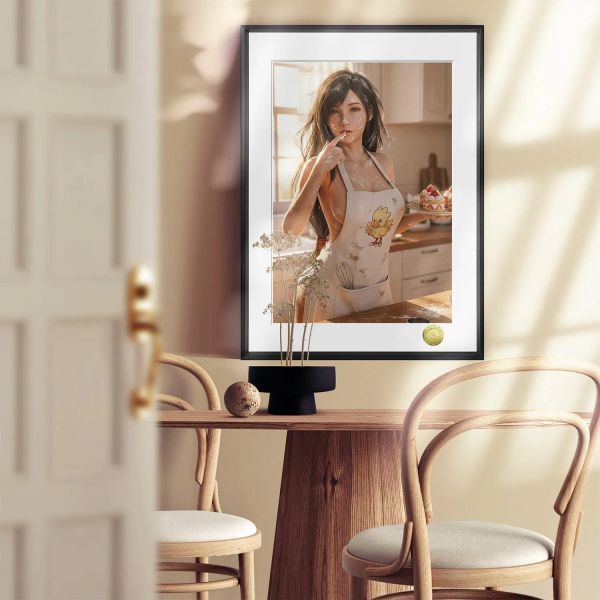 【海外代購】皇呱 《性感廚娘》最終幻想VII蒂法·洛克哈特裝飾畫 午睡毯 地毯 