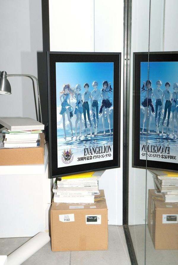 【海外代購】千鳥社《EVA30週年合影》新世紀福音戰士午睡毯地毯裝飾畫 