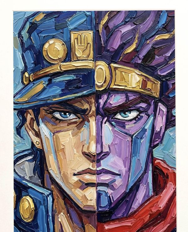 【海外代購】H2 《承太郎白金之星》JOJO的奇妙冒險裝飾畫 