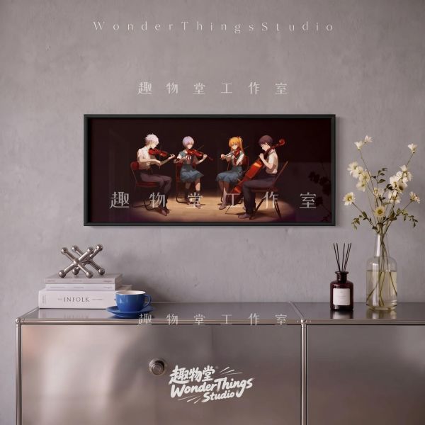 【海外代購】趣物堂《終局絃樂四重奏》裝飾畫 