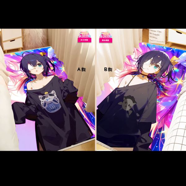 【海外代購】阿喵畫社 天使心跳小鳥六遊花雙聯組合 12k雙聯主題超清裝飾畫 午睡毛毯 書桌掛毯 床頭地墊 冰箱貼 