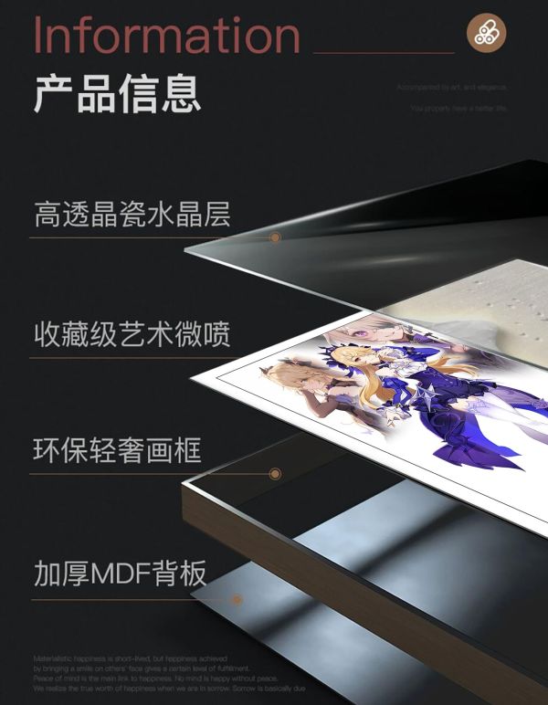 【海外代購】阿喵畫社 花語 妮露 晶瓷畫 