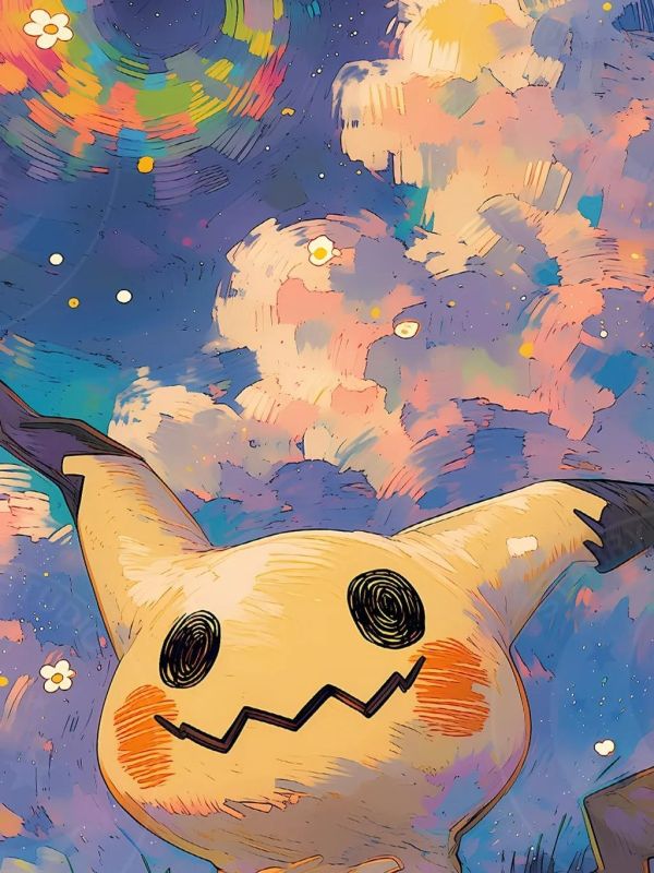 【海外代購】星空 《雛菊謎擬丘》寶可夢30週年裝飾畫 