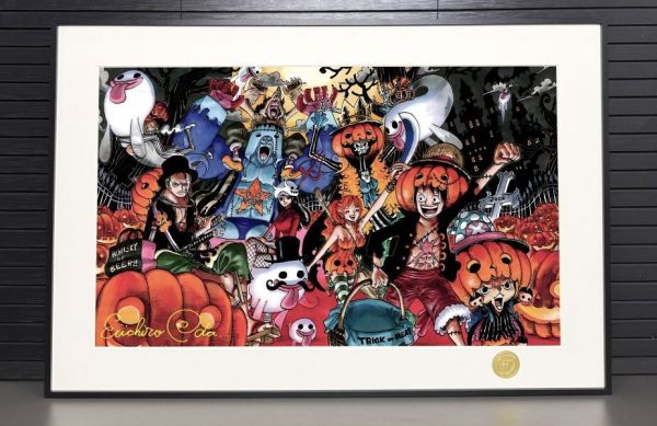 【海外代購】H2 《萬聖節草帽團》海賊王裝飾畫 