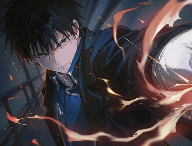 【海外代購】H2 《羅伊馬斯坦》鋼之鍊金術師裝飾畫 