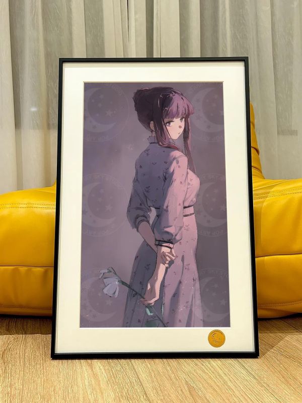 【海外代購】星空《碎花裙菲倫》Fern海塔葬送的芙莉蓮裝飾畫 