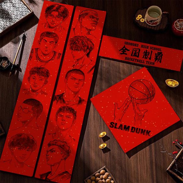 【海外代購】千鳥社 《灌籃高手 湘北高校》 灌籃高手湘北櫻木花道流川楓三井壽春聯二次元對聯春節 
