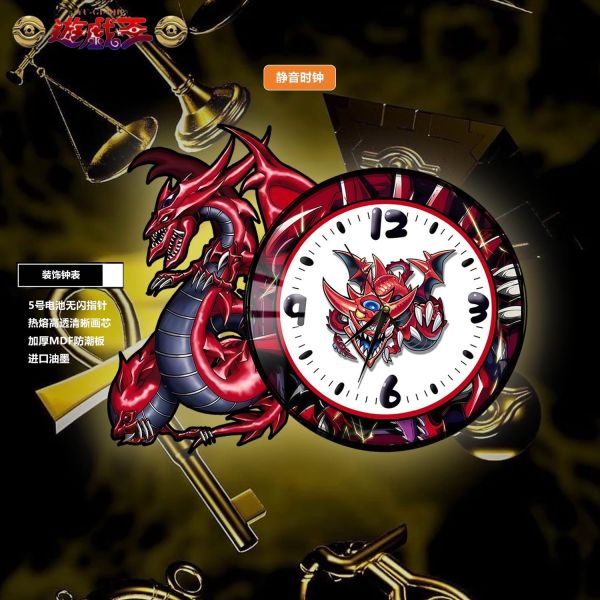 【海外代購】阿喵畫社 天空龍鐘錶 新品靜音異形時鐘 