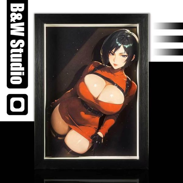 【R18-海外代購】黑白畫映 B&W Ada Wong 艾達王 立體裝飾畫 DSMG-142/DSMGSlim-142 