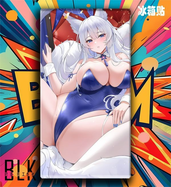 【海外代購】巴洛克 休憩信濃碧藍航線鵗裝飾畫/冰箱貼 