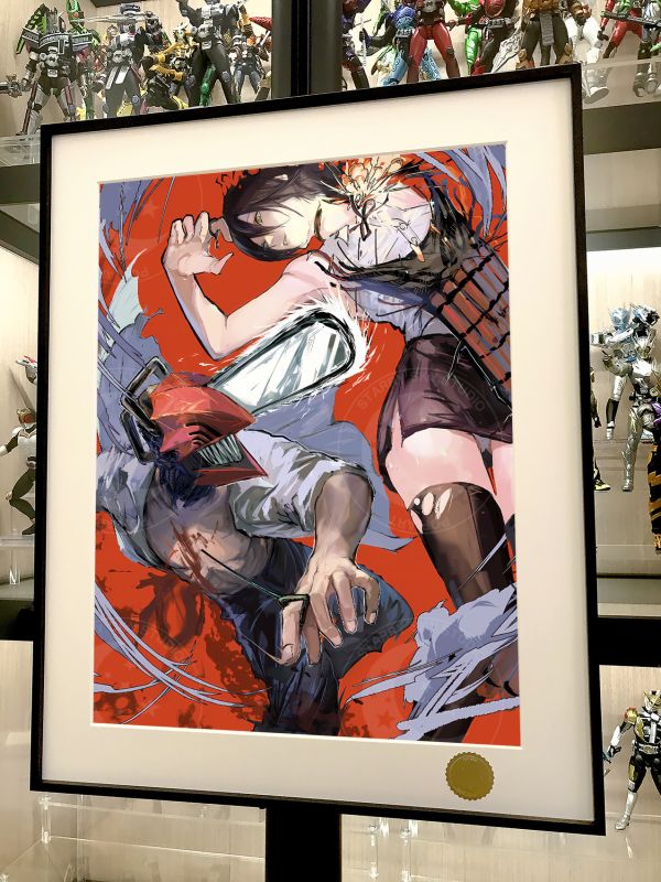 【海外代購】星空 《電次蕾塞》reze電鋸人鏈鋸人蕾塞篇Chainsaw Man電次瑪奇瑪帕瓦動畫裝飾畫 